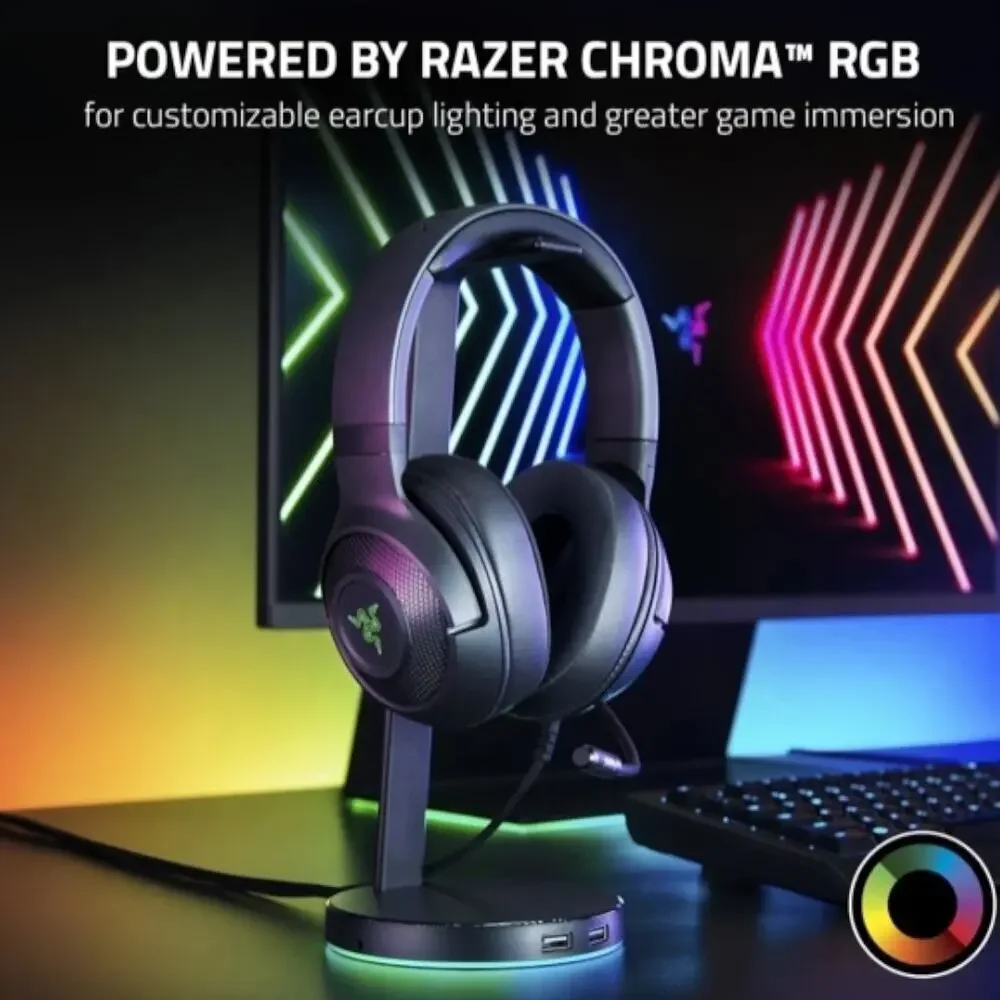 Razer Kraken V3 X Wired USB PC Gaming Headset | Black‎ on Black | NEW/NIB!!